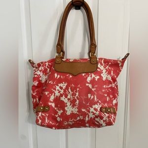 Rebecca Minkoff Coral Tie-dye Canvas Tote